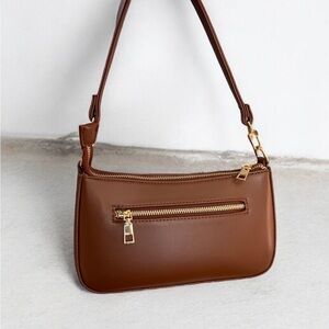 Brown Vegan Leather Y2K bag NWT